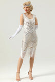 Robe à franges rétro à sequins 20