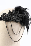 Ensemble d’accessoires flapper noir des années 1920