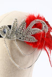 Ensemble d’accessoires de costume rouge des années 1920