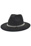 Chapeau melon noir Great Gatsby des années 20