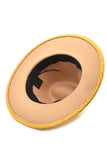 Chapeau melon Fedora jaune des années 20