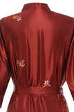 Robe de mariée imprimée grue de Bourgogne