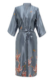 Robe de mariée imprimée grue de Bourgogne