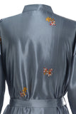 Robe de mariée imprimée grue de Bourgogne