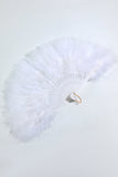 Gatsby Black Feather Ventilateur pliant