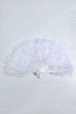 Gatsby Black Feather Ventilateur pliant