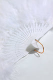 Gatsby Black Feather Ventilateur pliant